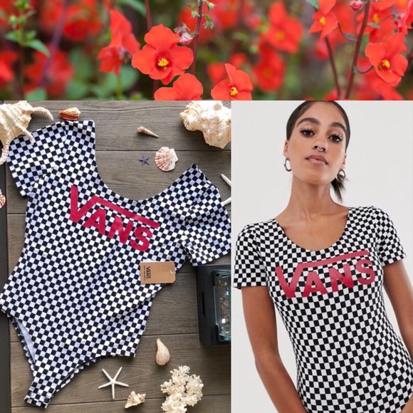 Vans Tops - 🌴🌼VANS- CHECKERED BODY SUIT🌼🌴